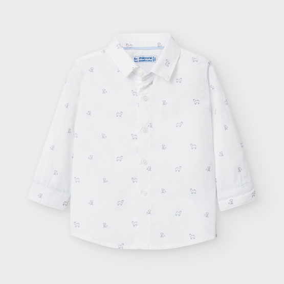 Camisa manga larga estampada bebé niño