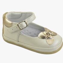 Baleticas niña lazo beige