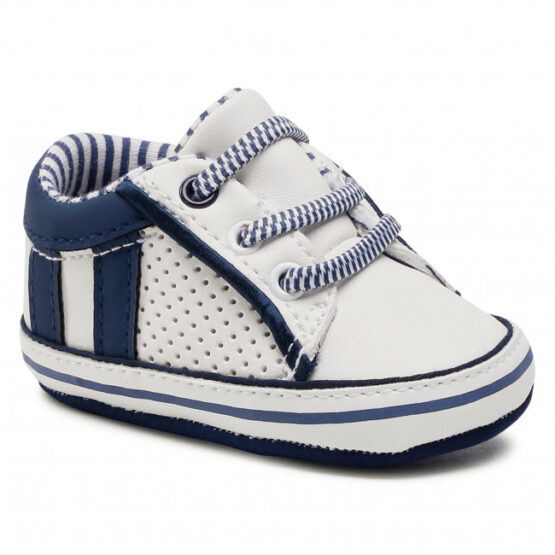 Zapatilla deportiva blanco & azul niño