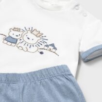 Conjunto 2 piezas pantalón corto recién nacido riviera