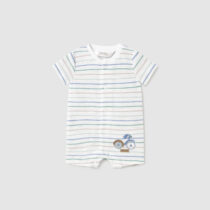 peleles cortos recién nacido rayas jade