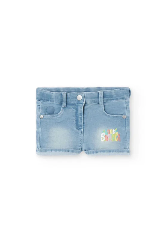Shorts de punto para  niña en color BLEACH